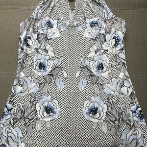 White House Black Market outlet small floral shirt.